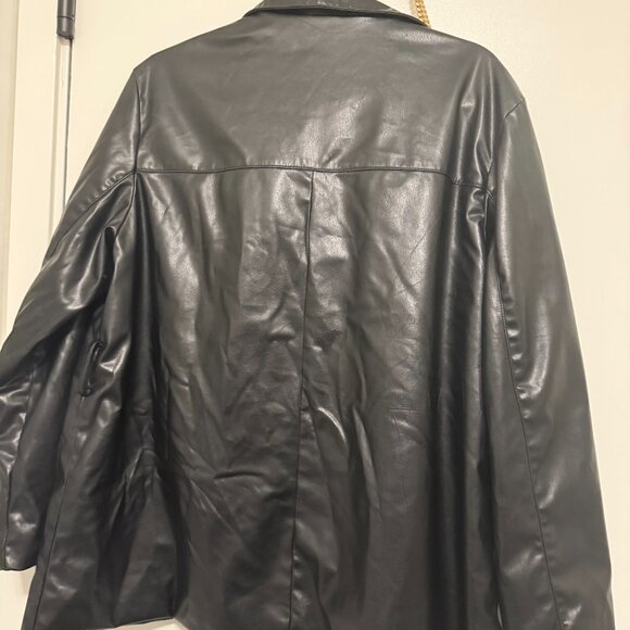 Zara | Leather Jacket Black - Picture 3 of 6
